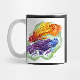 Floral Betta Fish Mug